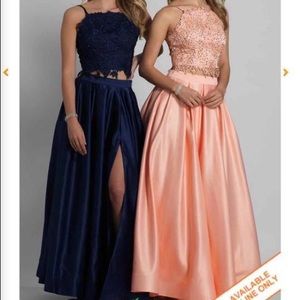 PROM DRESS FOR SALE (NAVY BLUE VERSION)